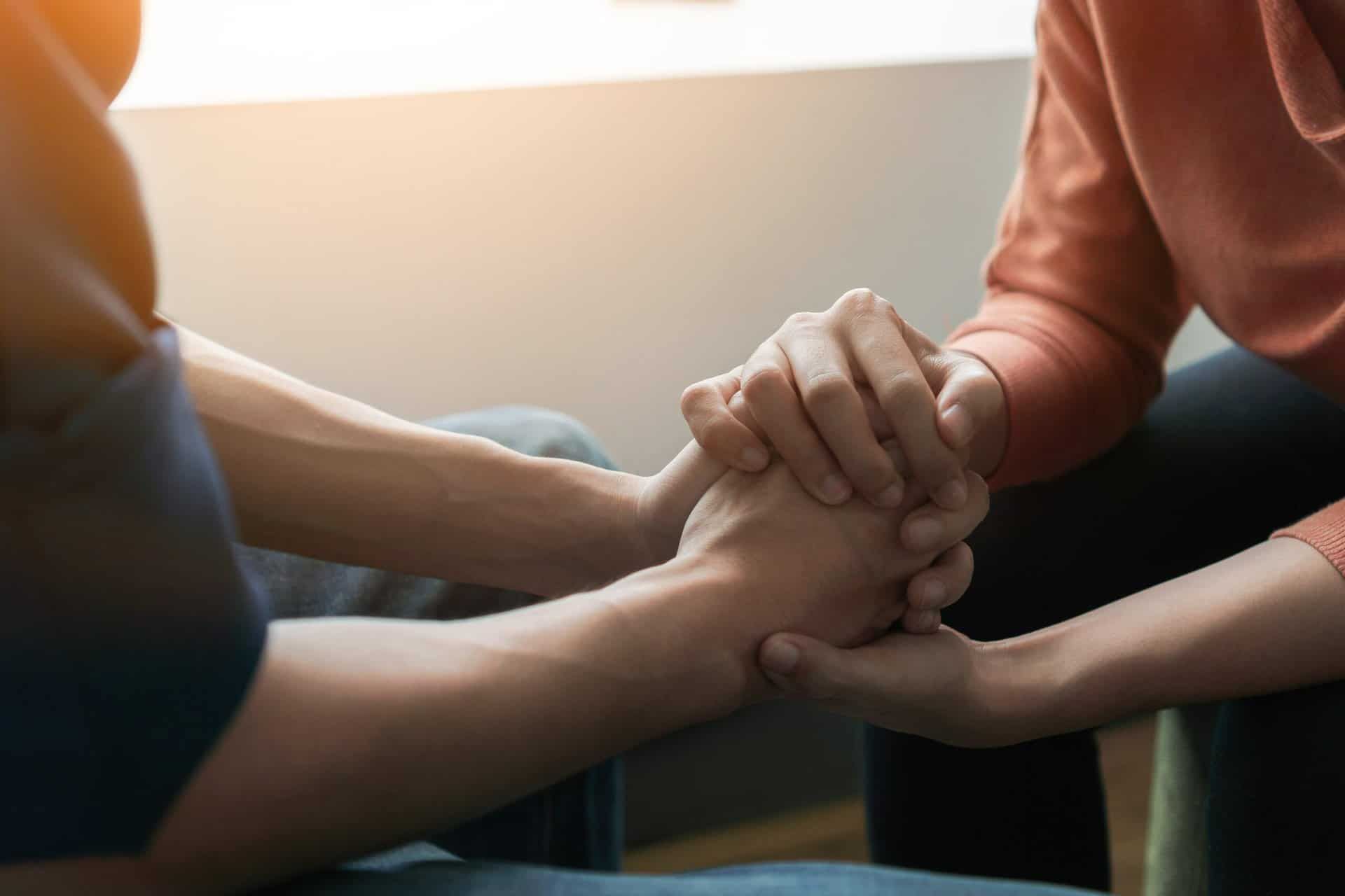 support from a loved one during addiction treatment