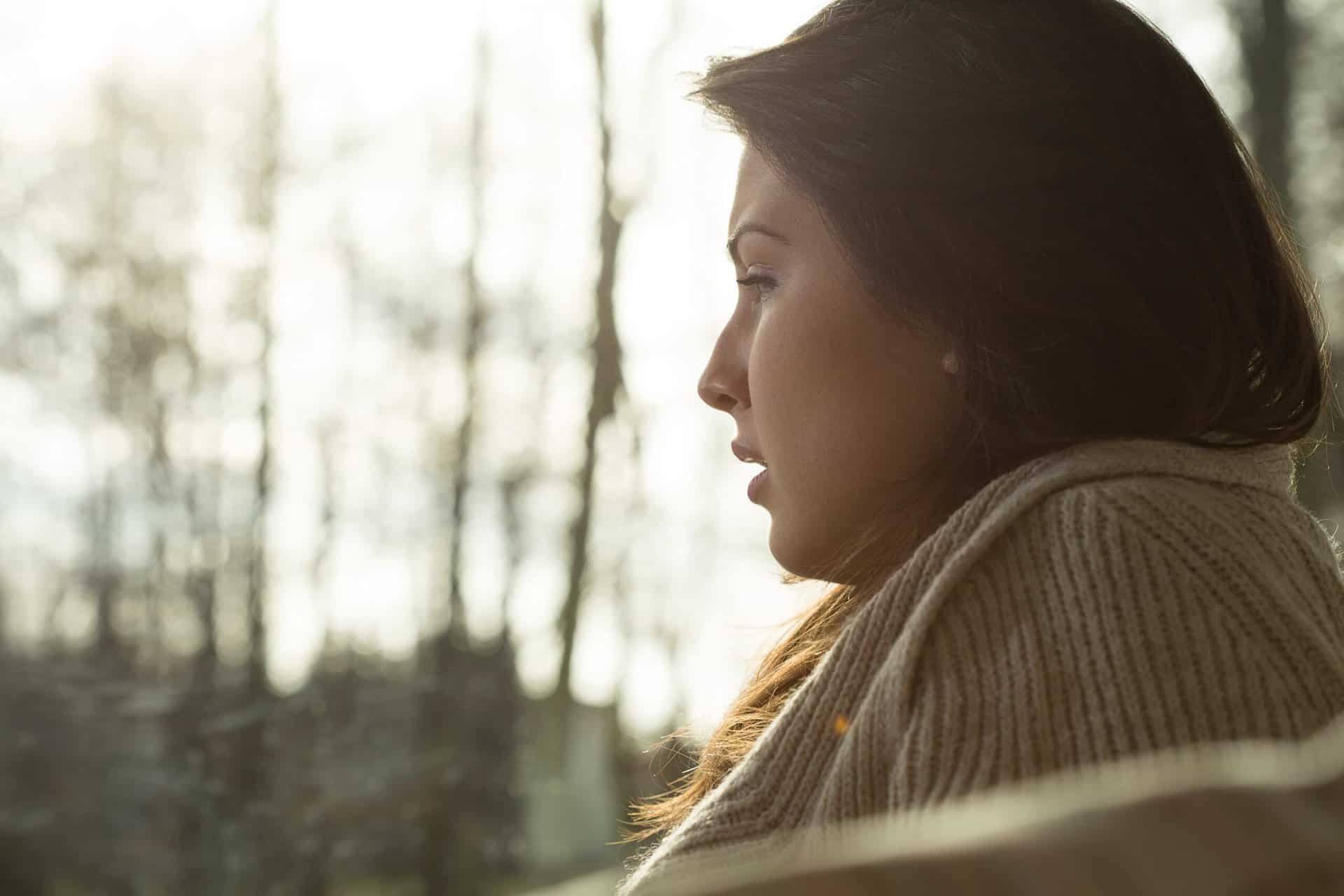 woman struggling with co-occurring conditions of anxiety and substance abuse